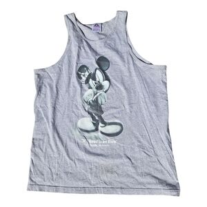 Y2K Mickey Mouse Tank Top Size XL
